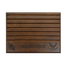 9"x12" U.S. Air Force Licensed Wooden Coin Holder - Dark Finish