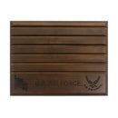 8"x10" U.S. Air Force Licensed Wooden Coin Holder - Dark Finish