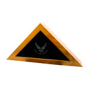 25"x13" U.S. Air Force Licensed Wooden Flag Case - Natural Finished