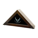 16"x8" U.S. Air Force Licensed Wooden Flag Case - Dark Finished