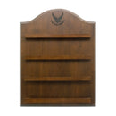 11"x14" U.S. Air Force Licensed Wooden Wall Coin Holder - Dark Finish