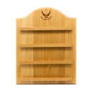 11"x14" U.S. Air Force Licensed Wooden Wall Coin Holder - Natural Finish