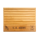9"x12" U.S. Army Licensed Wooden Coin Holder - Natural Finish