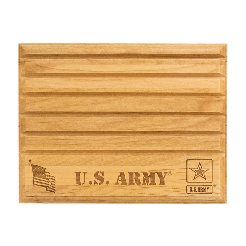 8"x10" U.S. Army Licensed Wooden Coin Holder - Natural Finish