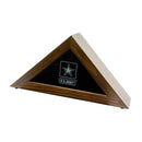 16"x8" U.S. Army Licensed Wooden Flag Case - Dark Finished