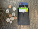 Slim Leather Money Clip /  Wallet