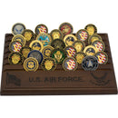 9"x12" U.S. Air Force Licensed Wooden Coin Holder - Dark Finish