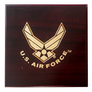 U.S. Air Force Licensed Square Wooden Coin Presentation Box