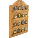 11"x14" U.S. Army Licensed Wooden Wall Coin Holder - Natural Finish