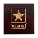 U.S. Army Licensed Square Wooden Coin Presentation Box