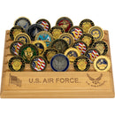 8"x10" U.S. Air Force Licensed Wooden Coin Holder - Natural Finish