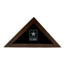 25"x13" U.S. Army Licensed Wooden Flag Case - Dark Finished