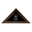 16"x8" U.S. Army Licensed Wooden Flag Case - Dark Finished