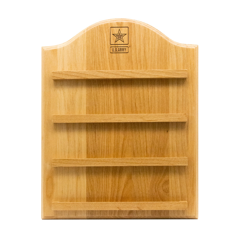 11"x14" U.S. Army Licensed Wooden Wall Coin Holder - Natural Finish