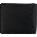 U.S. Air Force Licensed Genuine Black Leather Bifold Wallet with Medallion
